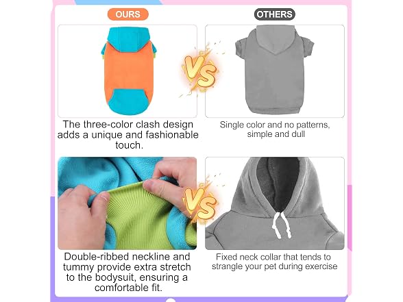 BEAUTYZOO Dog Hoodie for Small Medium Dogs P