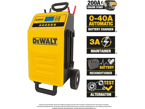 DeWalt DXAEC200 40A Battery Charger and Maintainer