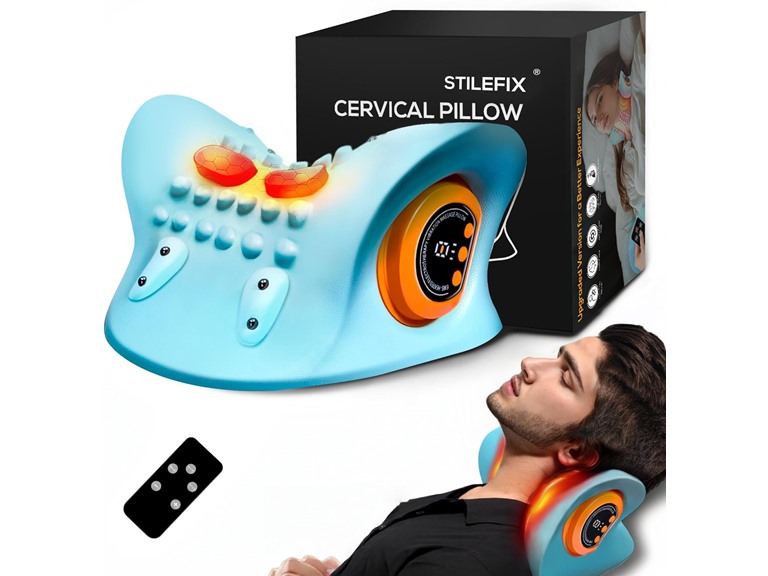 Neck Massager Pillow with Heat - Gallery 7