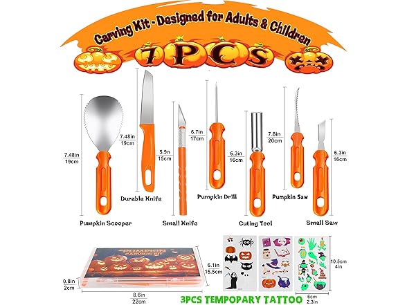 Pumpkin Carving Kit for Halloween