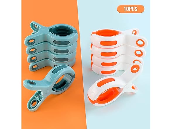 10 Pcs Beach Towel Clips for Beach Chairs