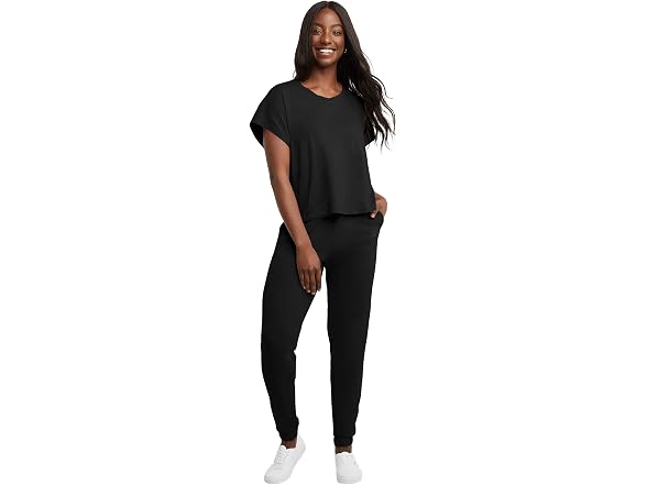 Hanes Women Originals Twisted Neck T-shirt