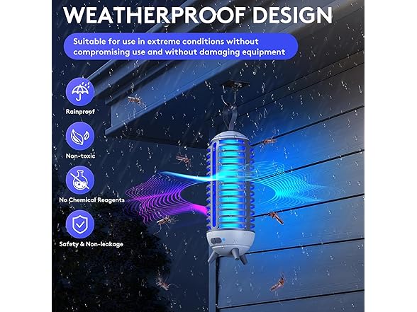 2500mAh Portable Fly Trap