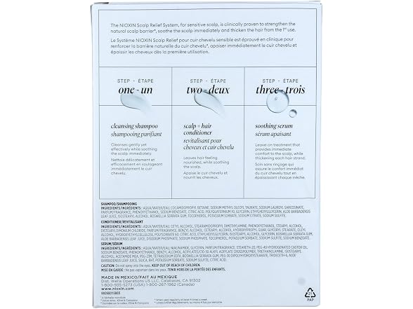 Nioxin System 2 Scalp Relief Kit Clean Shamp 080A
