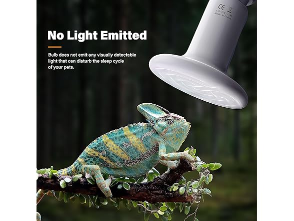 YSSOA 100W Ceramic Heat Emitter White