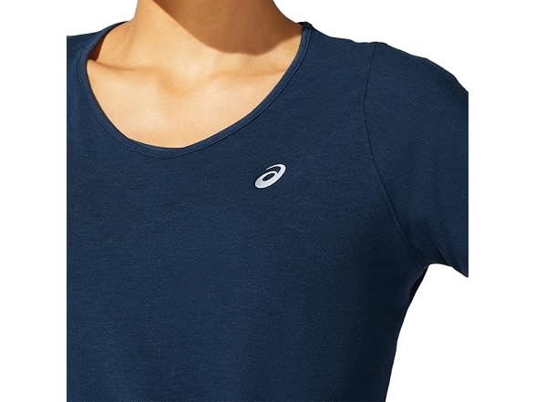 Asics Women (L) V-neck Short Sleeve Top