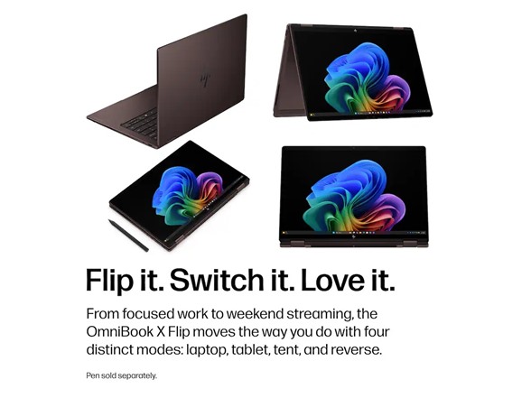 HP OmniBook X Flip 14" Touch Ryzen AI 5 430 Laptop