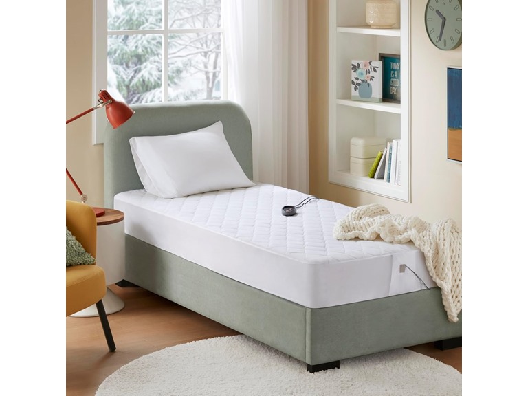 Beautyrest Cotton Blend Heated Mattress Pad