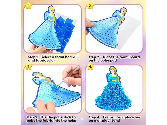 Poke Arts and Craft Kits for Girls