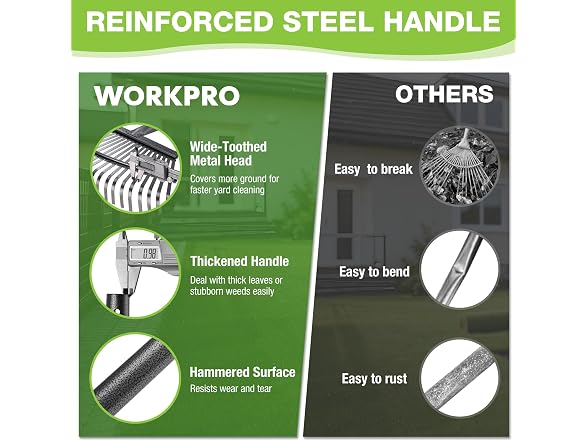 WORKPRO Small Leaf Rake