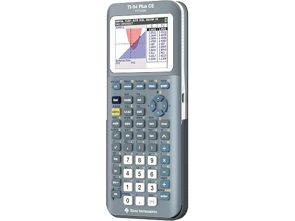 TI-84 Plus CE Graphing Calculator Texas Instruments, Fractal Frost (Open Box)