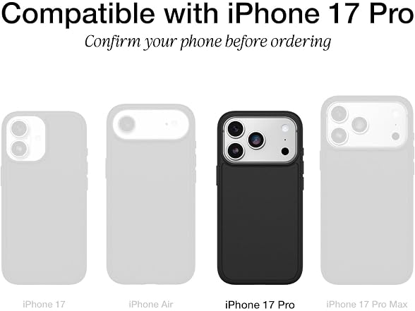 OtterBox iPhone 17 Pro Symmetry Case Black