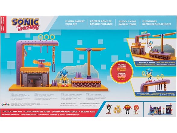 Sonic The Hedgehog Flying Battery Zone Playset w figure