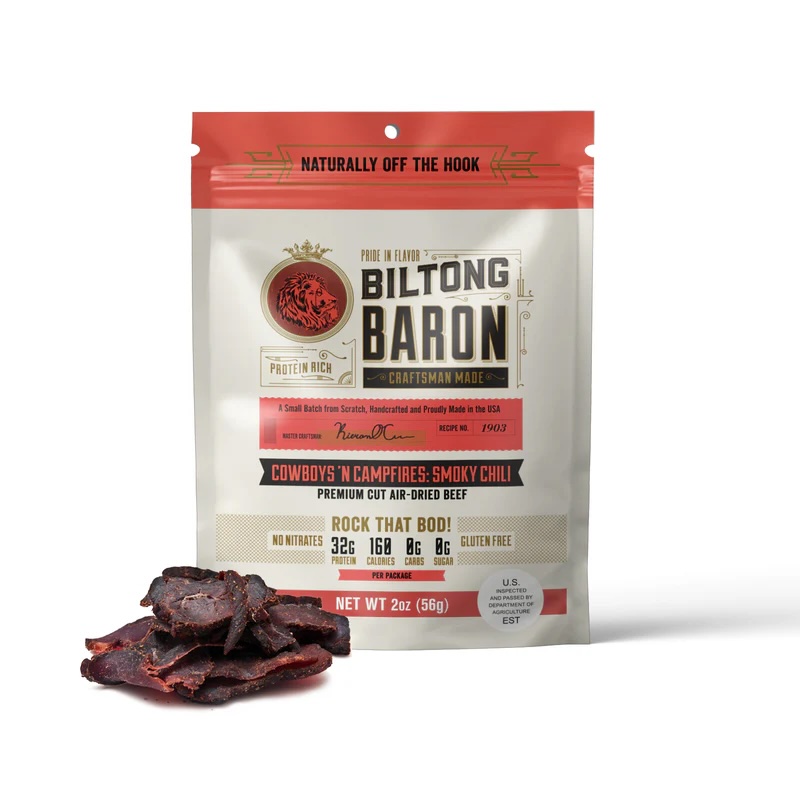 (6pk) Biltong Baron Premium Air-dried Beef Best Sellers - Gallery 18