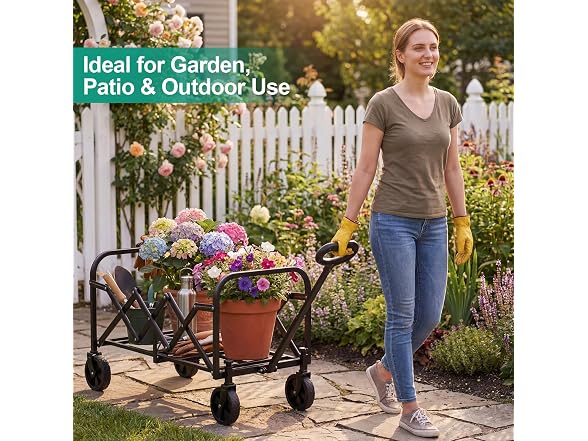 SUNNYFEEL Lightweight Folding Wagon Cart