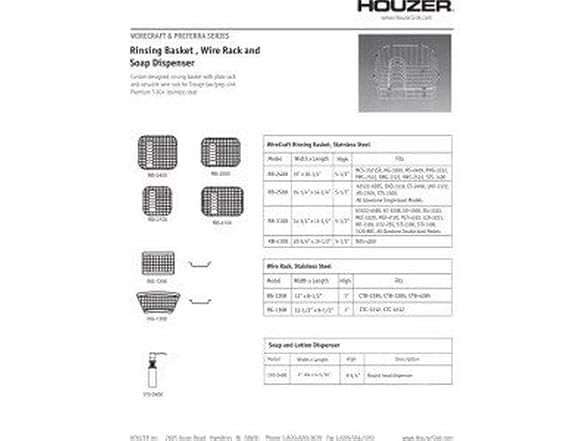 Houzer 170-2400 - Built-In Soap Dispenser