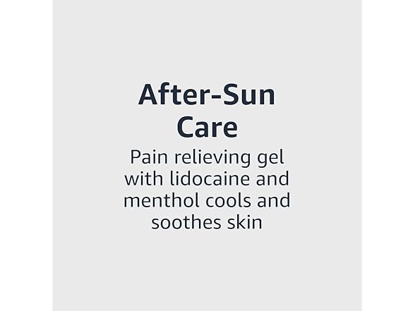 Amazon Basics Amazon Brand - Solimo After Sun Gel with