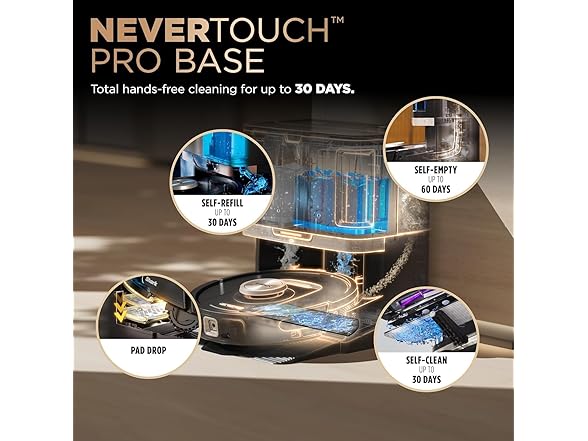 Shark RV2820ZEUS SHARK POWER DETECT 2IN1 ROBOT VACUUM AND M