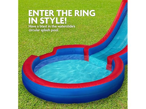 Sunny & Fun Inflatable Single Ring Water Slide Park - Your Choice