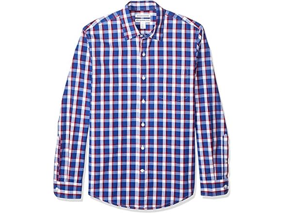 Light Blue Red Plaid