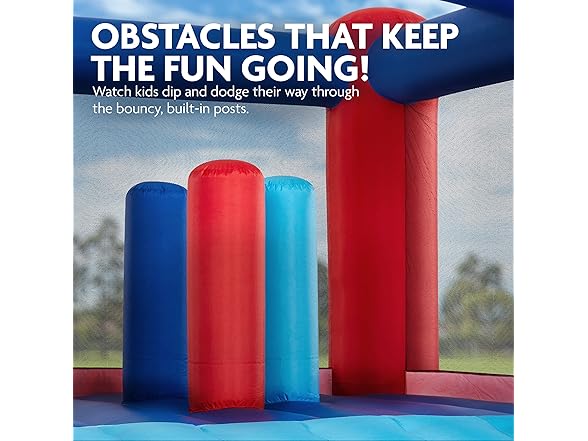 Sunny & Fun Slide N’ Splash Bounce House Inflatable Water Slide Park