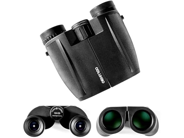 ODLUHAO 10x25 HD Powerful Binoculars