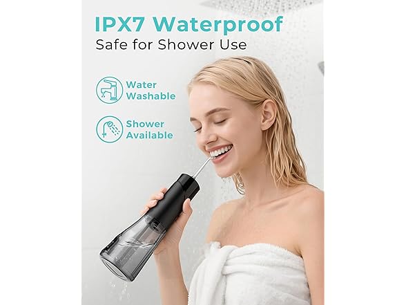 Cordless Water Flosser 300ML 5-Mode
