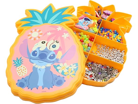 Tara Toys Disney Stitch Glow in The Dark Jewelry Activity Set