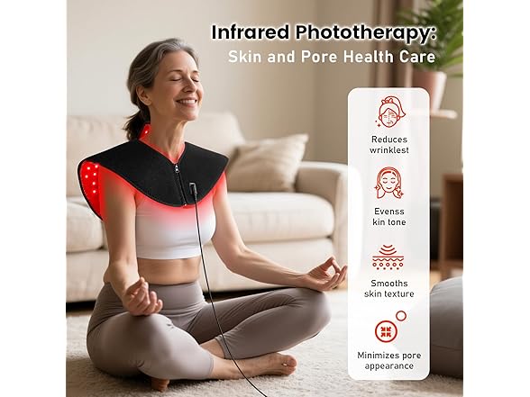 Red Light Therapy Neck/Shoulder 194LED 30W