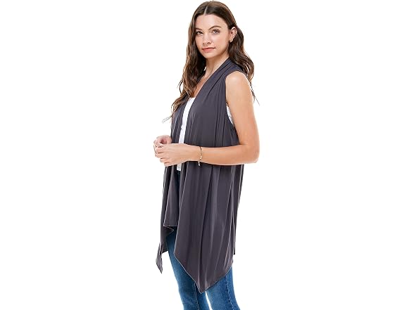 Azules Women (XL) Sleeveless Open Front Cardigans