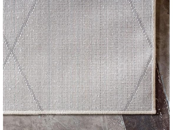 Unique Loom Trellis Frieze 9x12'2 Ivory