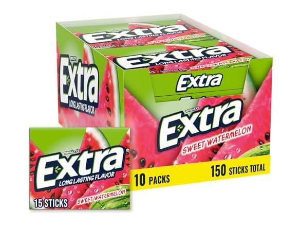 Extra Watermelon Gum 150ct