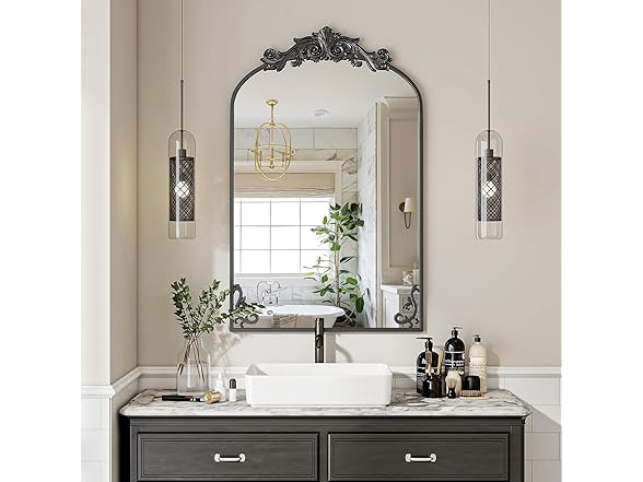 VooBang Vintage Arched Bathroom Mirror