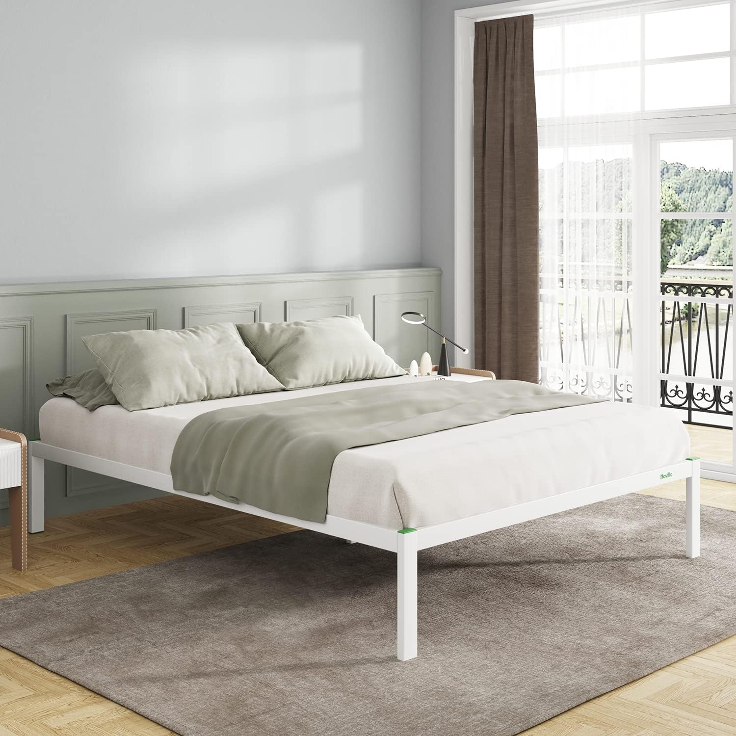 Novilla Full Bed Frame w/ Headboard 14" - Gallery 12