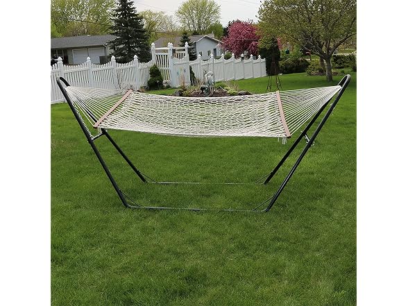 Sunnydaze Decor CDWHWS-MHS-Combo Rope Hammock - Gallery 4
