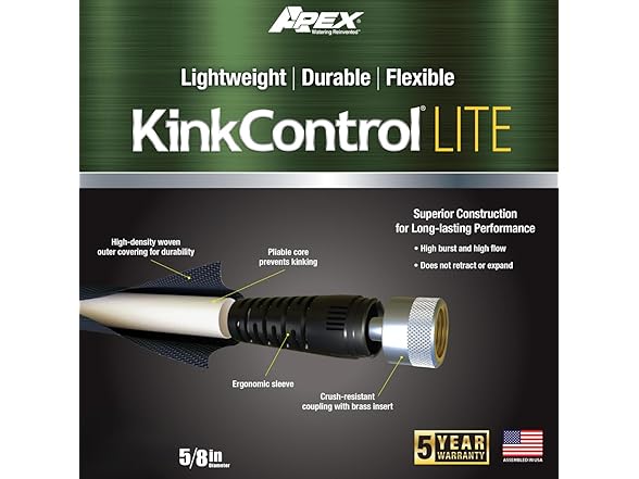 Teknor Apex Kink Control Lite, Water Hose