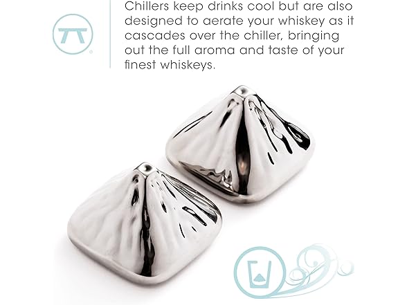 Outset Stainless Steel Whiskey Stone Set