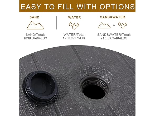 ABCCANOPY Cantilever Patio Umbrella Base