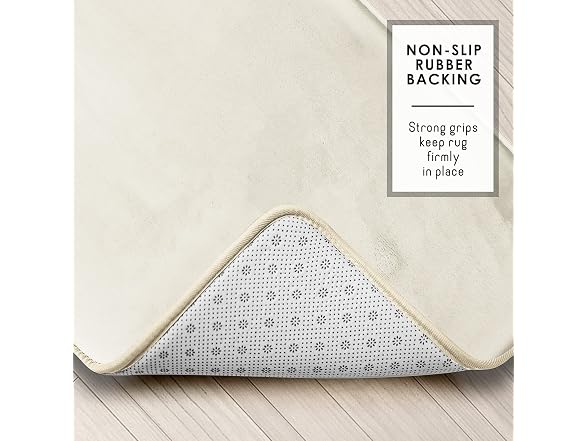 Clara Clark Bathroom Rugs, Velvet Memory Foam