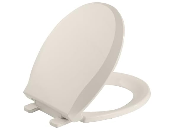 GarveeLife Toilet Seat, Safe PP Material, Quiet-Close, Round