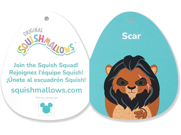 Squishmallows Original Disney 14-Inch Scar