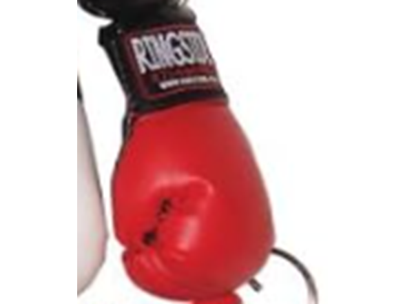 Ringside mens keyring, Red/Black, mini US