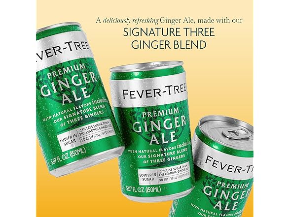 8PK Fever-Tree Ginger Ale – Premium Mixer