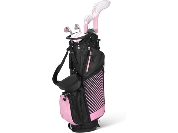 Amazon Basics Golf Club Set, 6- Piece with Stand Bag (Right Handed)