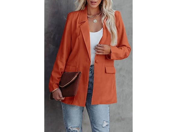 Prettygarden Women (L) Casual Blazers Long Jackets
