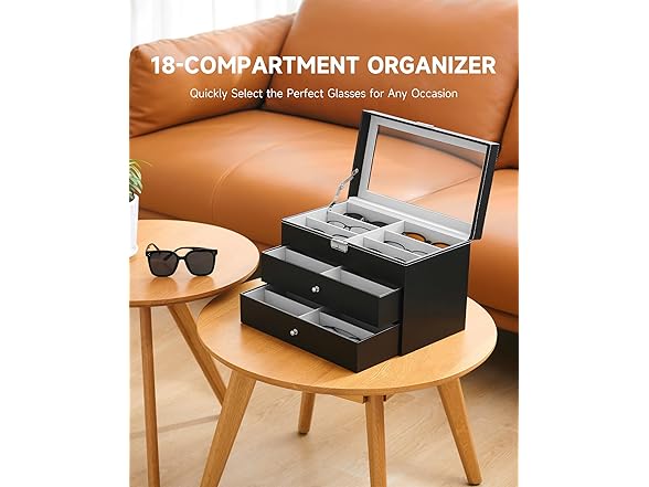 CO-Z sunglass organizer