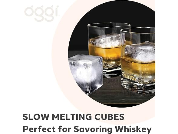 OGGI Ice Cube Tray, Pack of 2  Blue