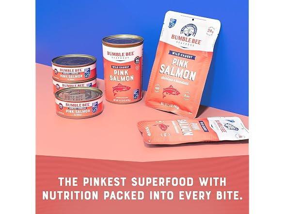 12PK Bumble Bee Skinless & Boneless Canned Salmon