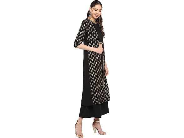 Janasya Women (L) 3 Pc Kurti Set