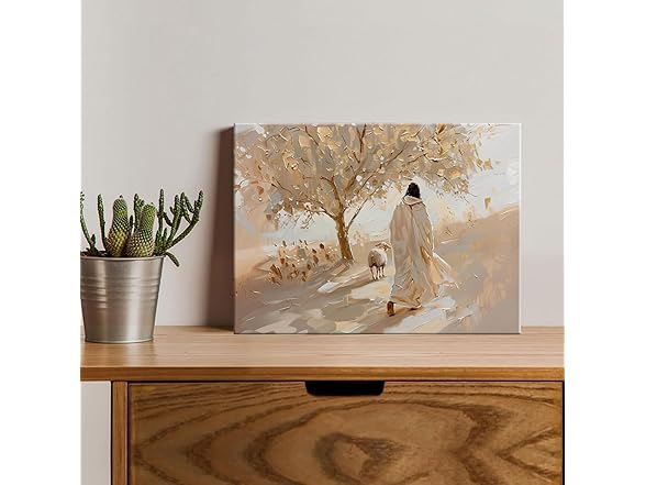 GGX Jesus Leaves the 99 Sheep Wall Art